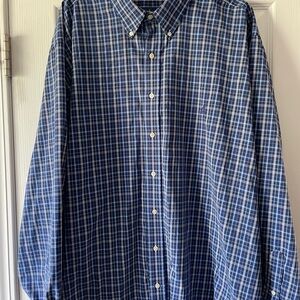Ralph Lauren Mens long sleeved plaid shirt. Big and Tall